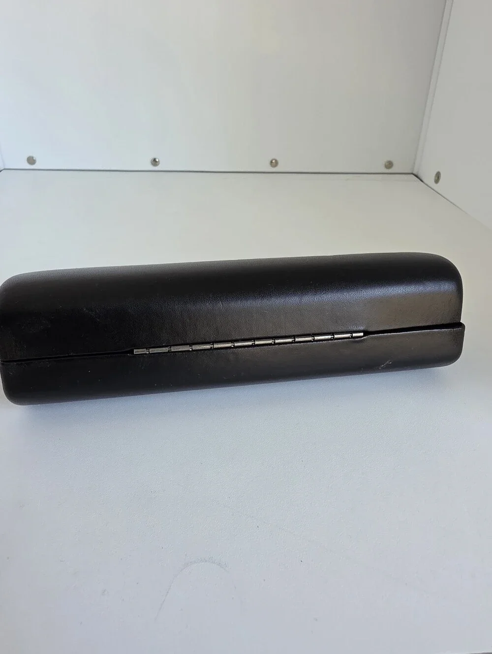 Black Hard Eyeglasses Sunglasses Case BeBe Gold Logo Pre-Owned